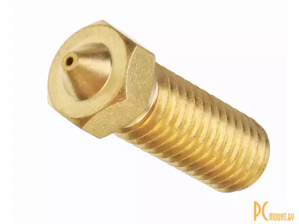фото Сопло E3D V5, V6 1.2mm / 3mm, резьба M6, длинное, латунь Сопло E3D V5, V6 1.2mm / 3mm, резьба M6, длинное, латунь