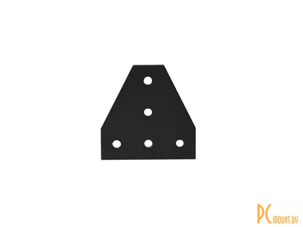 Соединительная пластина T-типа для профиля 4040, скошенная,  черная