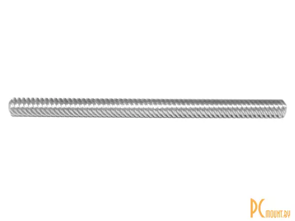 Ходовой винт T8х2x10 (пятизаходный) 150mm, резьба трапеция, нержавеющая сталь