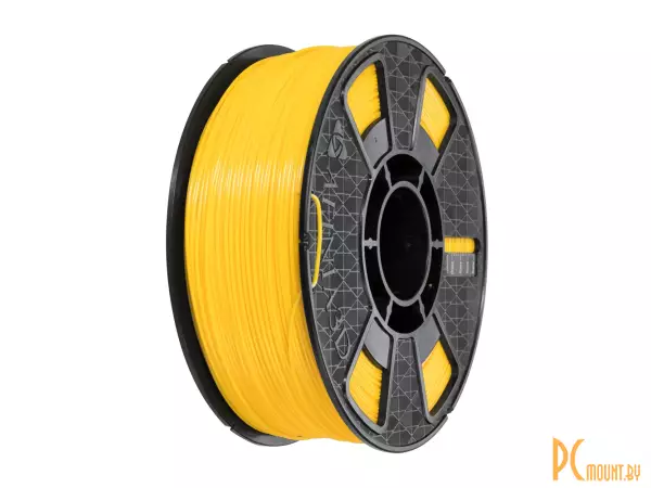 ABS Пластик для 3D печати (филамент) в катушках, 3D Printing Filament ABS Yellow (Желтый), 1,75mm, 1kg