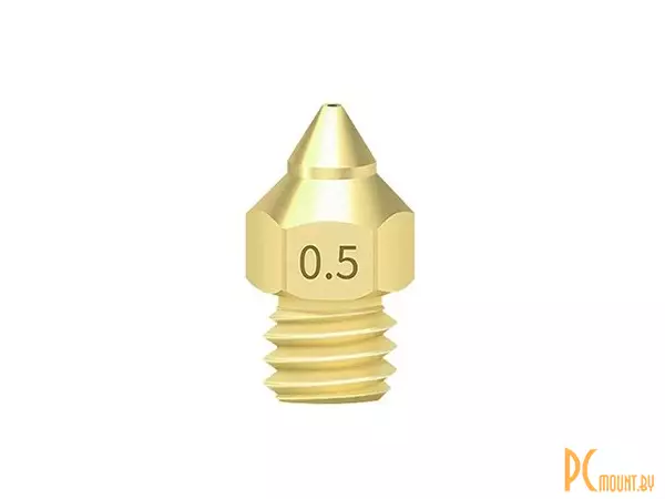 фото Сопло TTS 0.5/1.75mm, резьба М6, латунь Сопло TTS 0.5/1.75mm, резьба М6, латунь