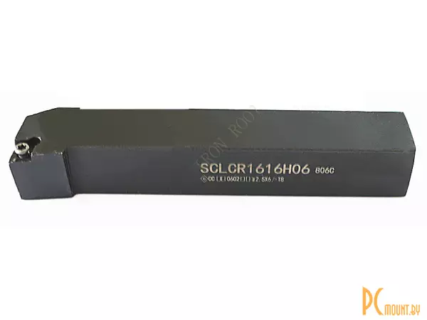 Резец токарный SCLCR1616H06, проходной/подрезной, правый, 16x16мм, L100, для пластин ССxx0602xx