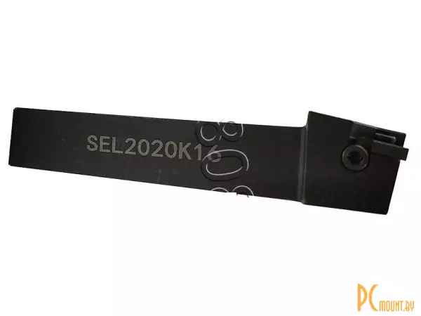 Резец токарный SEL2020K16 для наружного нарезания резьбы, левый, 20x20мм, L125, для пластин 16ER/Lxx