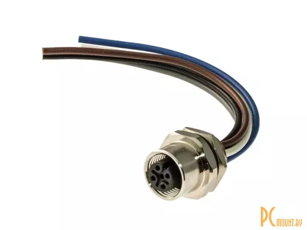 фото 12-5F-HMZ12-10CM Разъем 5pin розетка на кабель 12-5F-HMZ12-10CM Разъем 5pin розетка на кабель