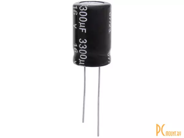 фото 3300 UF 16V 105*C 13*21 (JWCO) Конденсатор электролитический 3300мкФ 16В, серия KM 3300 UF 16V 105*C 13*21 (JWCO) Конденсатор электролитический 3300мкФ 16В, серия KM