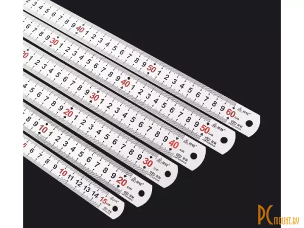 фото Стальная линейка 20cm, ширина 26mm, толщина 0.7mm Стальная линейка 20cm, ширина 26mm, толщина 0.7mm