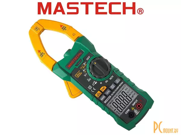 фото MS2115A MASTECH Токоизмерительные клещи, 1000 А MS2115A MASTECH Токоизмерительные клещи, 1000 А