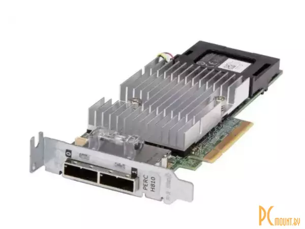 (б/у) Dell PERC H810 (0VV648) 2x mini-SAS, 1GB Cache, w/Battery, PCIe RAID Controller