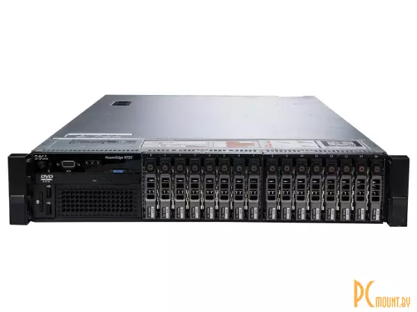 Сервер (б/у) Dell PowerEdge R720 CPU 2x Xeon E5-2670  2.6-3.0GHz (6 cores 12 threads)