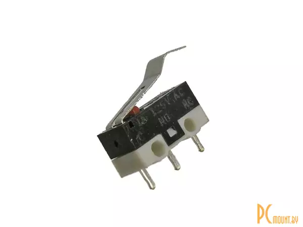 фото DM3-03P Микропереключатель с рычагом, AC250V 1A DM3-03P Микропереключатель с рычагом, AC250V 1A