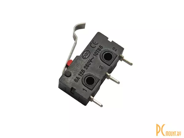 фото SM5-04P Микропереключатель с рычагом, AC250V 5A SM5-04P Микропереключатель с рычагом, AC250V 5A
