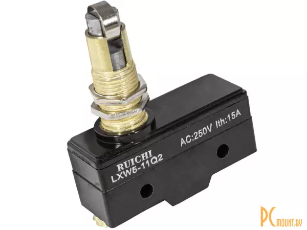 фото LXW5-11Q-2 15A/250VAC Выключатель путевой с роликовым толкателем LXW5-11Q-2 15A/250VAC Выключатель путевой с роликовым толкателем