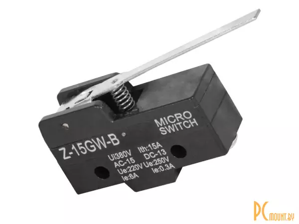 фото Z-15GW-B 15A/250VAC Выключатель путевой с удлиненным рычагом Z-15GW-B 15A/250VAC Выключатель путевой с удлиненным рычагом