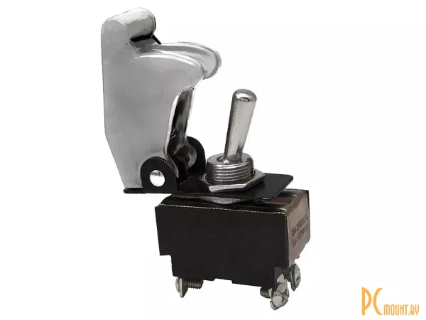 фото SAC-01 Chrome KN3B-201A Тумблер с хромированным предохранительным колпачком SAC-01 Chrome KN3B-201A Тумблер с хромированным предохранительным колпачком