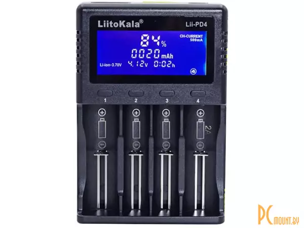 Интеллектуальное зарядное устройство LiitoKala LII-PD4
