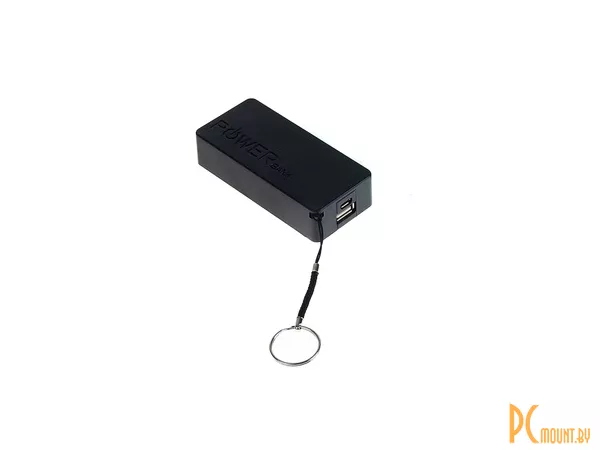 фото Батарейный отсек для 2x18650, пластик, черный, для использования как powerbank, micro-USB вход, USB выход Батарейный отсек для 2x18650, пластик, черный, для использования как powerbank, micro-USB вход, USB выход
