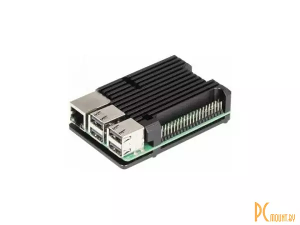 ACD RA505 Black, Корпус Metal Aluminum Case for Raspberry Pi 4B (RASP4487)