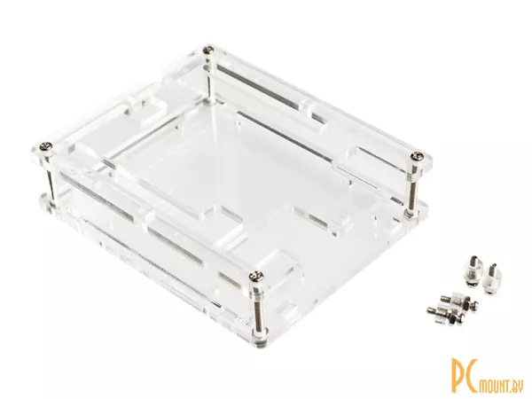 фото UNO R3, Корпус пластмассовый прозрачный, Case for Arduino UNO R3 Transparent Acrylic Box Clear Cover, UNO Case UNO R3, Корпус пластмассовый прозрачный, Case for Arduino UNO R3 Transparent Acrylic Box Clear Cover, UNO Case
