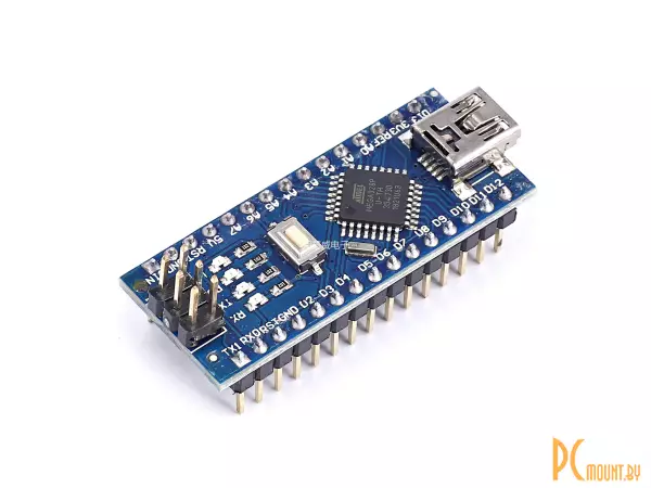фото Nano V3.0 ATMega328 CH340, USB-Mini. В комплекте USB кабель, Микроконтроллер Nano V3.0 ATMega328 CH340, USB-Mini. В комплекте USB кабель, Микроконтроллер