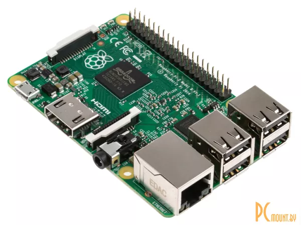 Raspberry Pi 2 Model B Broadcom BCM2836 1G RAM (без корпуса и радиаторов)