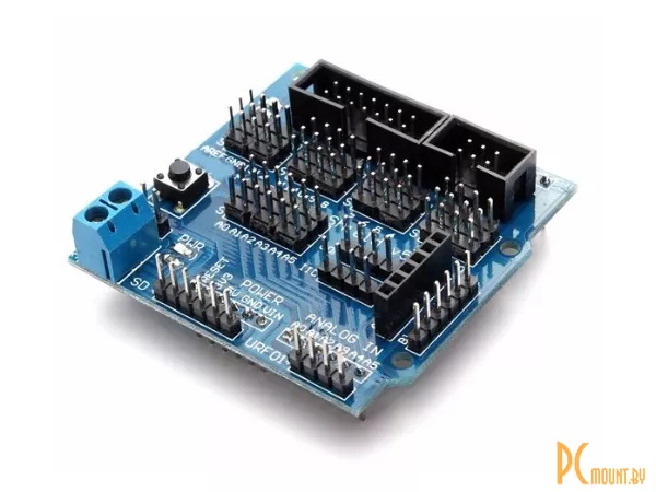 фото Uno R3 Sensor Shield V5.0 Robot Servo Control Board, Плата расширения Uno R3 Sensor Shield V5.0 Robot Servo Control Board, Плата расширения