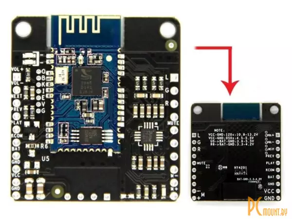 CSR8645-12 Модуль APT-X lossless music hifi Bluetooth 4.0 receiver board audio car Bluetooth receiver module * DC isolation 12V power supply