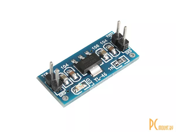 AMS1117-5.0 Модуль понижающий DC-DC преобразователь напряжения. Вход 4.7-12В, выход стабилизированный 5.0В, 800mA