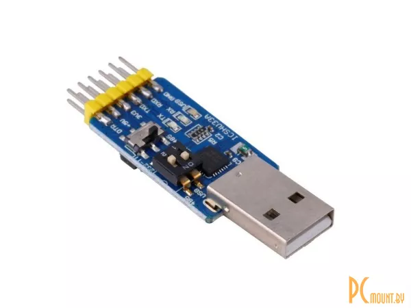 фото CP2102, преобразователь последовательных интерфейсов 6in1, USB to TTL, RS485, RS232, Модуль CP2102, преобразователь последовательных интерфейсов 6in1, USB to TTL, RS485, RS232, Модуль