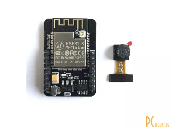 фото ESP32-CAM (with antenna) Беспроводной модуль камеры ESP32-CAM (with antenna) Беспроводной модуль камеры