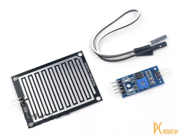 фото Высокочувствительный модуль датчика капель дождя, Raindrops High Sensitive Sensor Module Высокочувствительный модуль датчика капель дождя, Raindrops High Sensitive Sensor Module