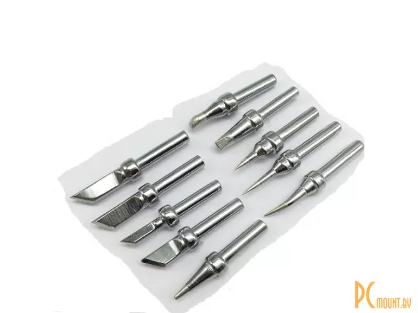 Набор паяльных наконечников 200 Series Iron Tip 90W High Frequency Electric Iron 200-K, 203H Soldering Iron Station Stings, 1 упаковка 10 шт.