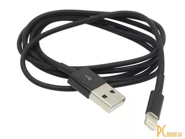 Кабель Lightning 8pin (M) - USB2.0 Type-A (M), 5bites UC5005-010BK, 1m, Black