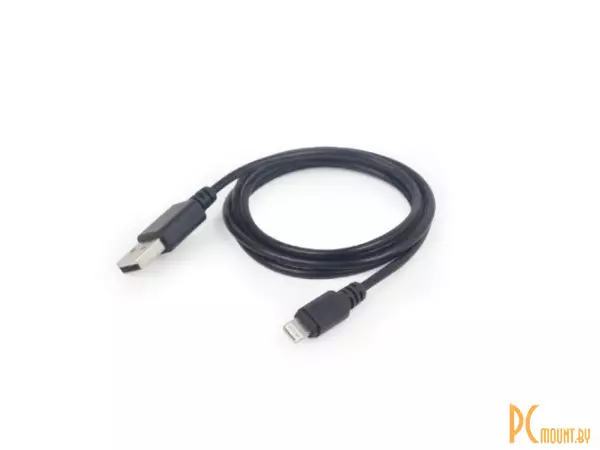Кабель Lightning 8pin (M) - USB2.0 Type-A (M), Gembird CC-USB2-AMLM-1M