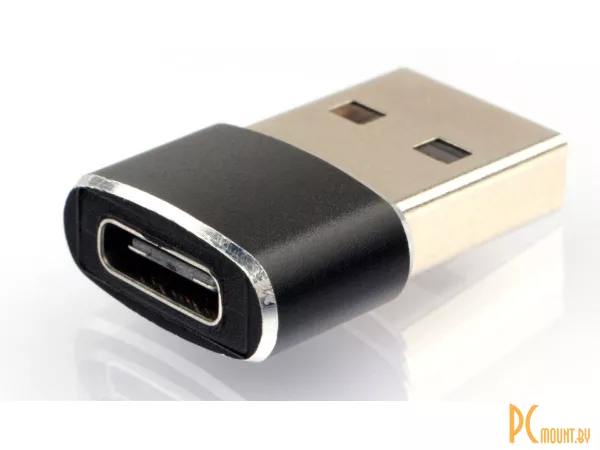 Переходник USB 2.0 (AM) - Type-C (F) Gembird (Cablexpert) A-USB2-AMCF-02