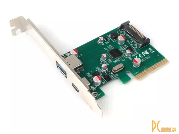 USB контроллер PCIe Gembird SPCR-02