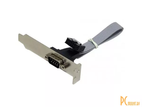 фото Монтажная планка в корпус, COM Port Low Profile GigaByte 12CF1-1CM001-01R (на заднюю панель) Монтажная планка в корпус, COM Port Low Profile GigaByte 12CF1-1CM001-01R (на заднюю панель)