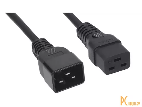 Кабель питания с заземлением IEC-320-C19/ IEC-320-C20, 16A, 2.5m