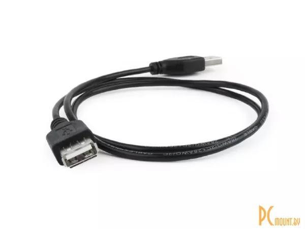 фото Кабель USB 2.0 AM-AF Gembird CC-USB2-AMAF-75CM/300-BK Кабель USB 2.0 AM-AF Gembird CC-USB2-AMAF-75CM/300-BK