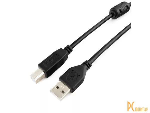 фото Кабель USB 2.0 A-B Gembird CCF-USB2-AMBM-10, w/ferrite 3m Кабель USB 2.0 A-B Gembird CCF-USB2-AMBM-10, w/ferrite 3m