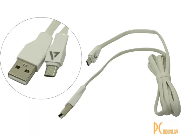 Кабель USB 2.0 USB->MicroUSB ACD-U920-M1W