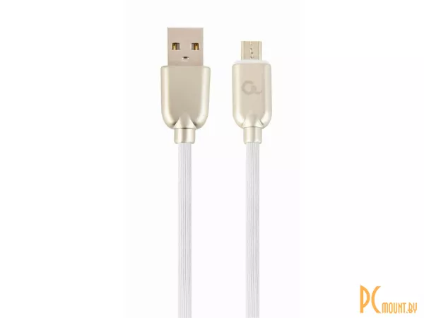 Кабель USB 2.0 USB->MicroUSB Gembird (Cablexpert) CC-USB2R-AMmBM-1M-W