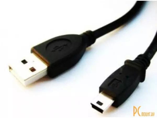 CABLE USB 2.0 (CCP-AM5P-6) miniUSB 5p 1.8m black (profi ser)