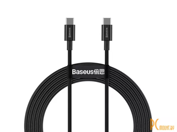 Кабель Baseus CATYS-B01 Superior Series Fast Charging Data Cable Type-C to Type-C (PD 100W) 1m Black