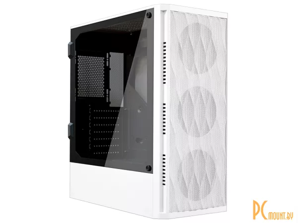 Корпус Ginzzu GL220 White, без БП