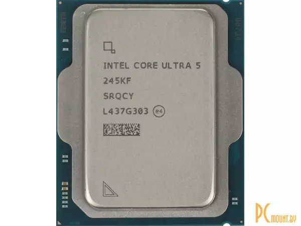 процессор Socket-1851 Core Ultra 5 245KF 14C/14T (6P 4.2/5.2GHz + 8E 3.6/4.6GHz) 24MB 159W (Без ВИДЕО) (oem) Intel