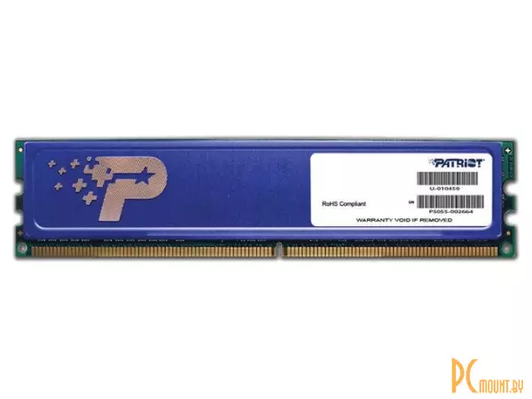 Память оперативная DDR3, 4GB, PC12800(1600MHz), Patriot PSD34G160081H
