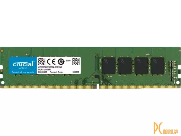 Память оперативная DDR4, 16GB, PC25600 (3200MHz), Crucial CT16G4DFRA32A