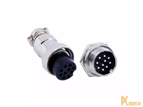 фото GX20 Разъем 10 pin (plug + socket) GX20 Разъем 10 pin (plug + socket)