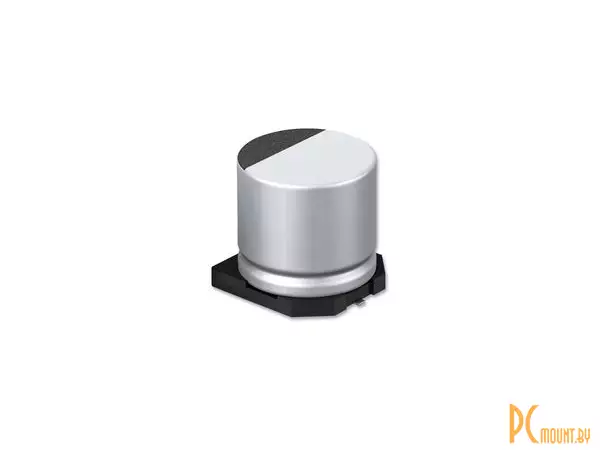 фото Конденсатор электролитический, SMD Polarised Aluminum Electrolytic Capacitor 220uF Конденсатор электролитический, SMD Polarised Aluminum Electrolytic Capacitor 220uF