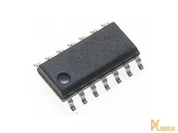 74HC4051D, 8-ми канальный аналоговый мультиплексор-демультиплексор, SOP-16